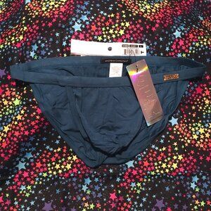 Andrew Christian Sex Bamboo Brief Dark Teal Size LARGE 🆕🩲🌟